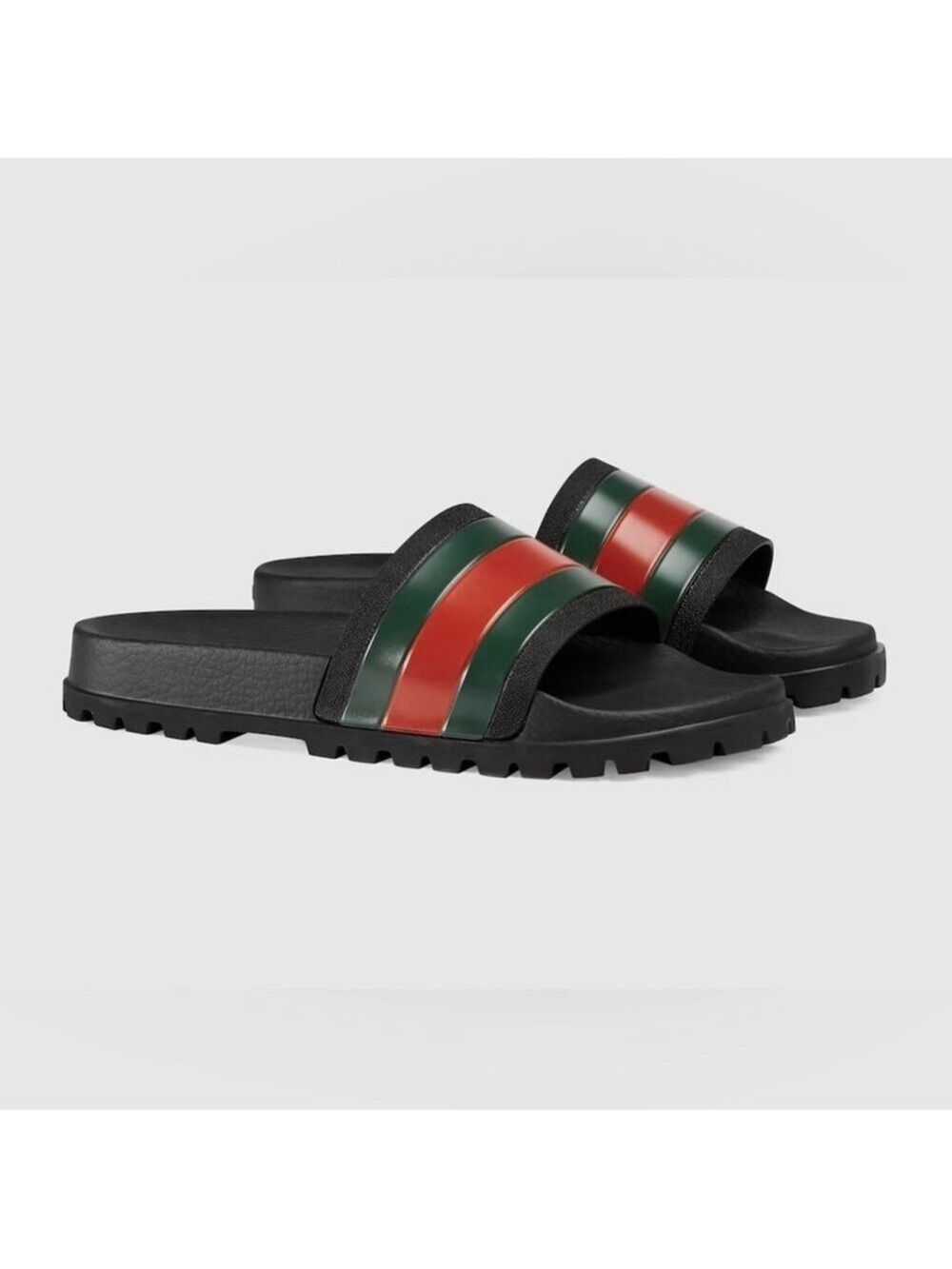 Gucci Men's slide sandal with Web - size 11